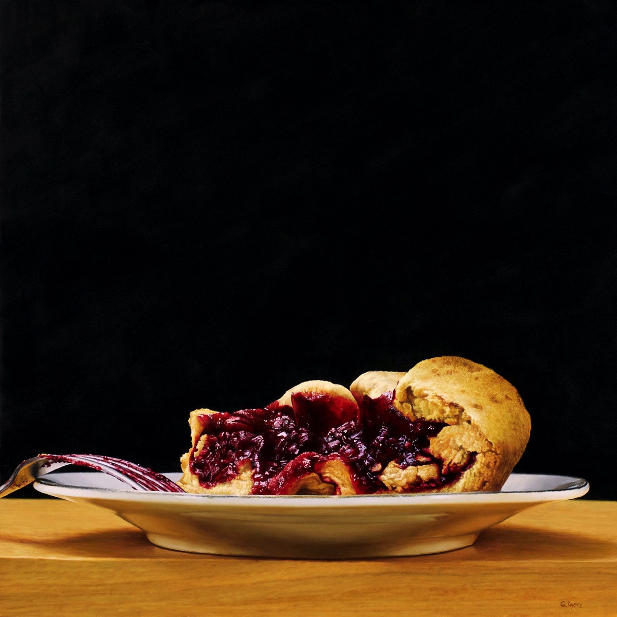 Blackberry Crostata - 24x24 - SOLD