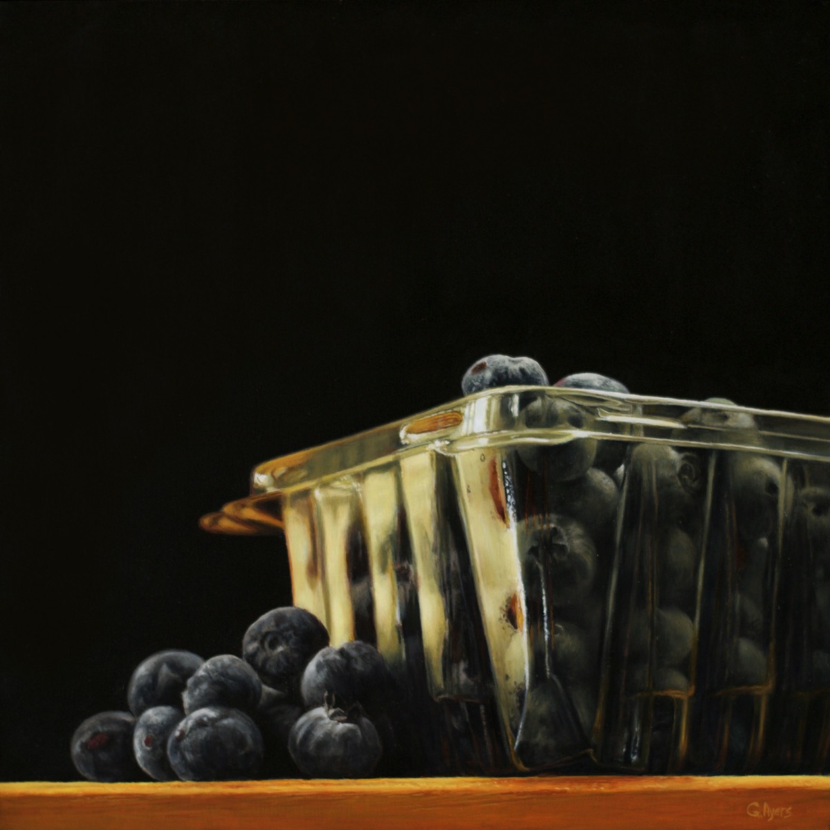 Blueberries - 10x10 - sold