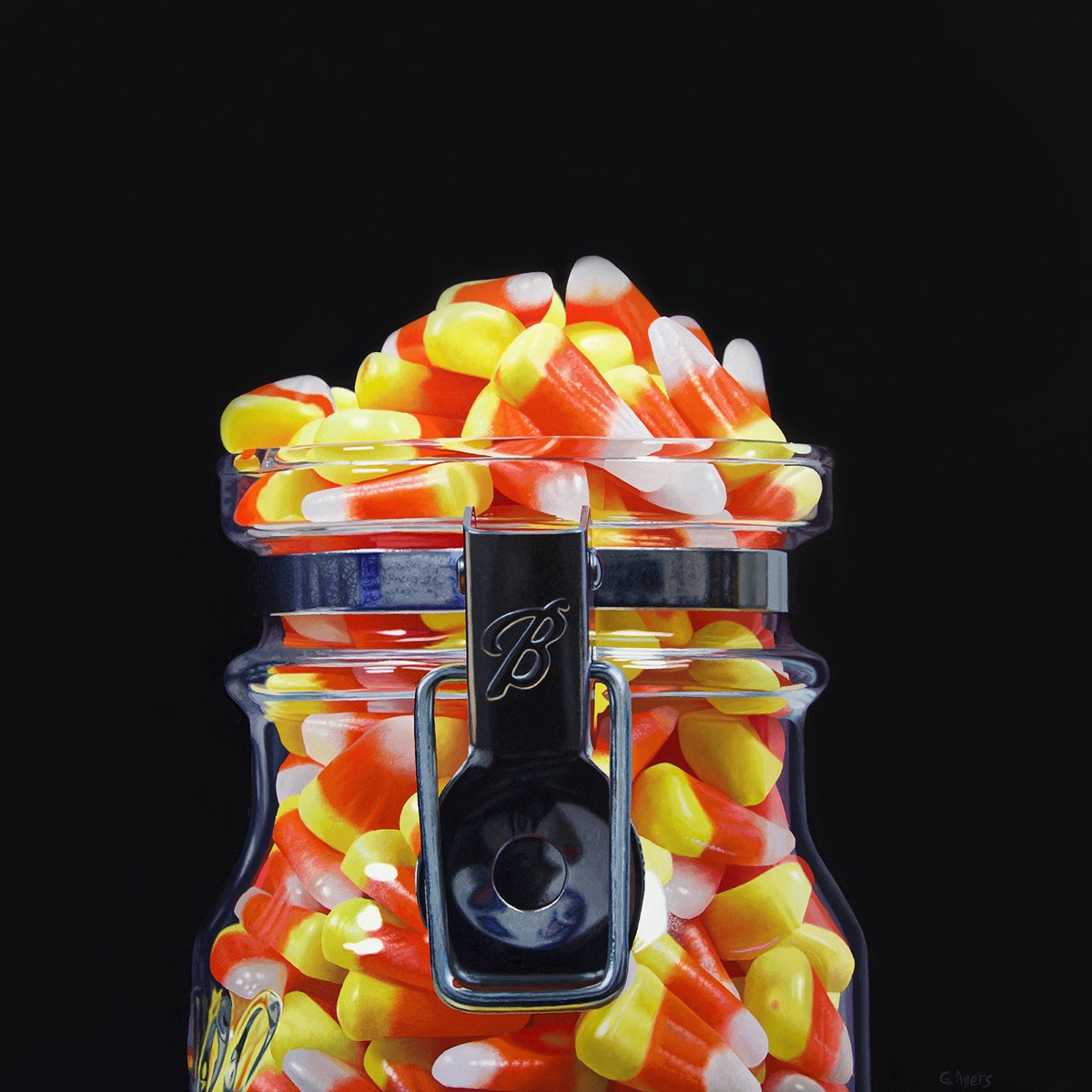 Candy Corn 2 - 16x16- SOLD