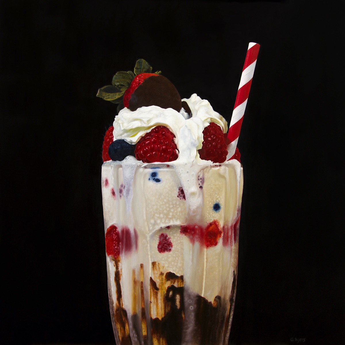 Milkshake - 16x16 - SOLD