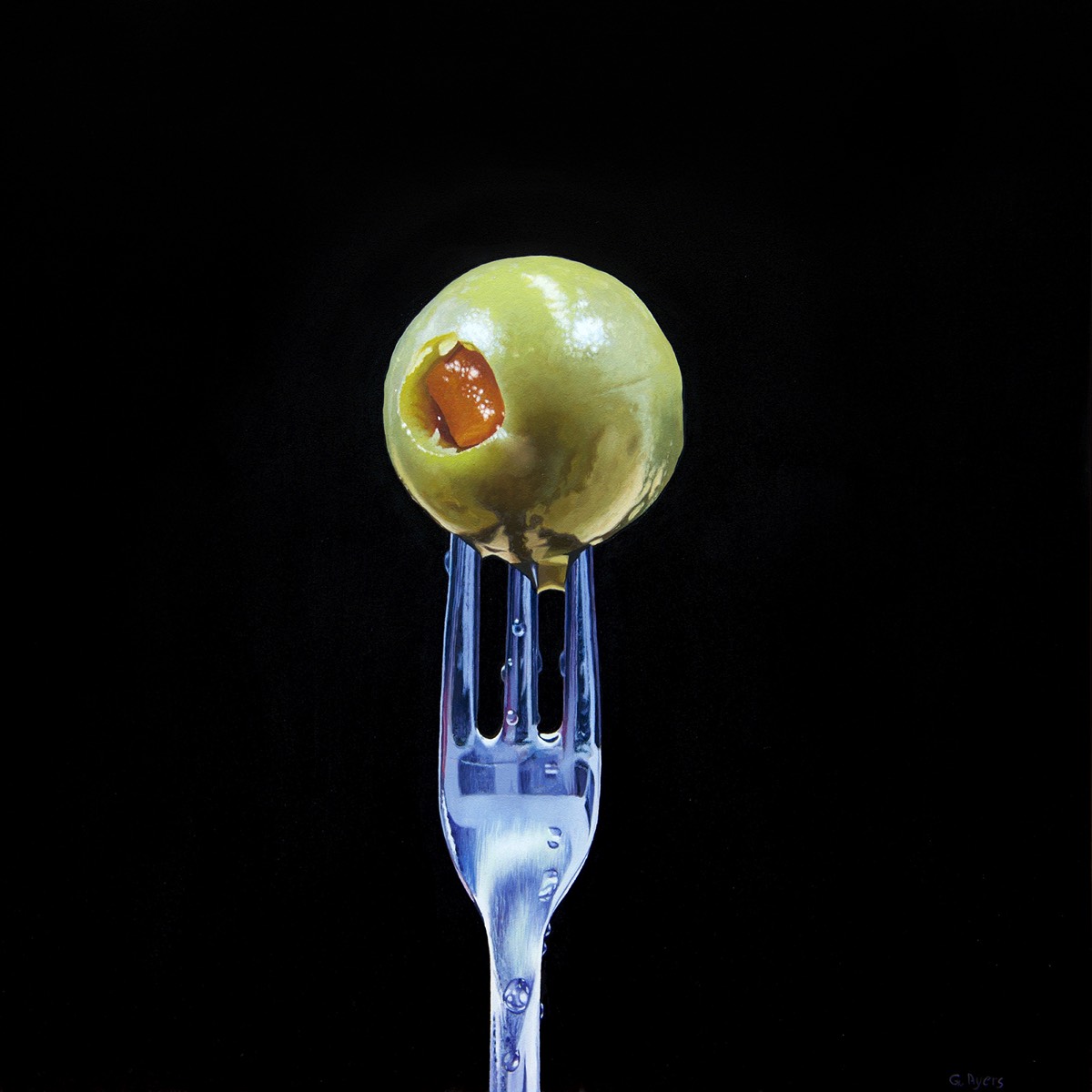 Olive - 12x12 - oil on panel - SOLD